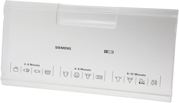 Čelo 00660465 náhradní díl pro spodní šuplík mrazicí části chladniček Bosch Siemens