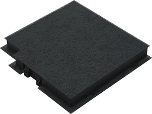 Uhlíkový filtr 17006795 určený pro odsávání par v odsavači Bosch Siemens 232 x 226 x 50 mm