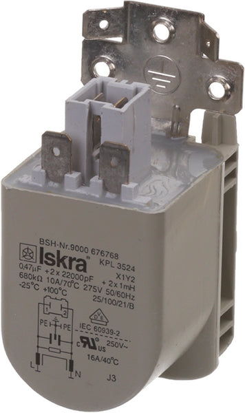 Odrušovací kondenzátor 00623842 určen k odrušení pro sušičku prádla Bosch Siemens