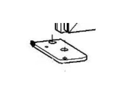 Pant 9477060 náhradní díl pro dveře chladničky Miele spodní