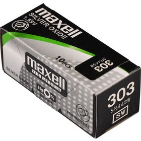 MAXELL 303 V303 baterie 1BP 303/SR44SW/V303 Ag