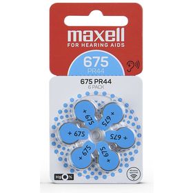 MAXELL PR44 baterie AZ675/PR44 ZINK AIR 6PK