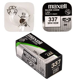 MAXELL 337 baterie 1BP 337/SR416SW Ag 1ks