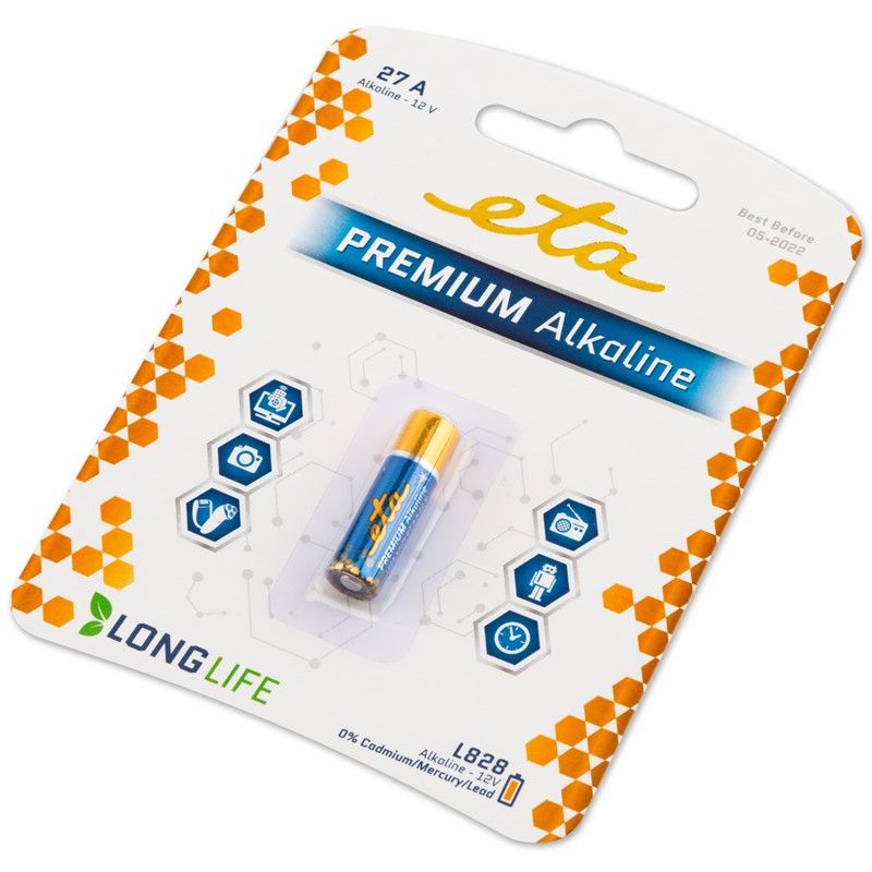 ETA alkalická baterie PREMIUM blistr 1ks 27A