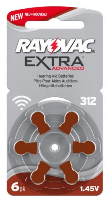 Varta 312 baterie do naslouchadel naslouchátek Rayovac Extra Advanced AUX