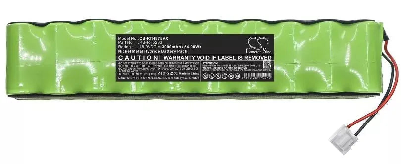 Baterie RS-RH5233 určena pro napájení vysavače Rowenta 18V 3Ah