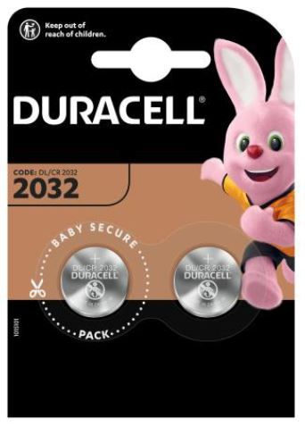DURACELL knoflíková baterie 3V Lithium CR 2032