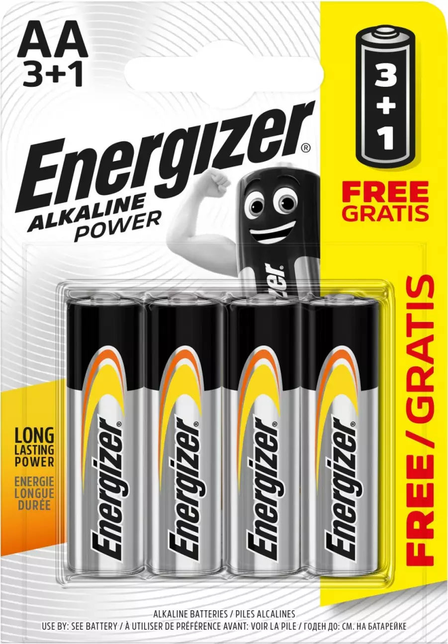 Energizer AA/R06 alkalická baterie Power Alkalina Blistr