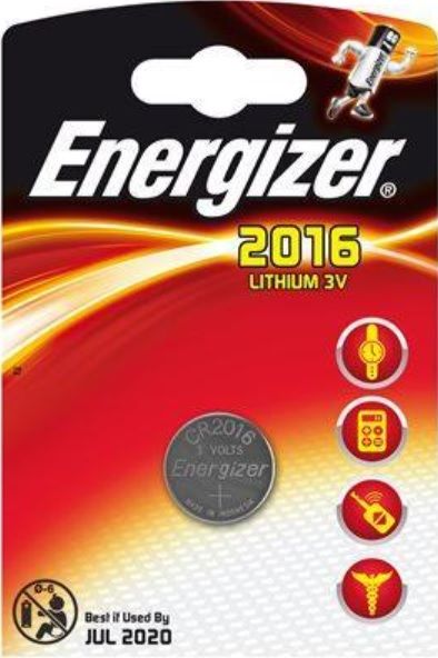 ENERGIZER knoflíková baterie CR 2016 B1