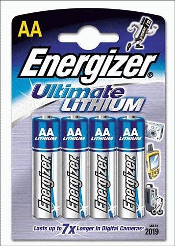 Energizer AA/R06 baterie Lithium blistr 4 ks