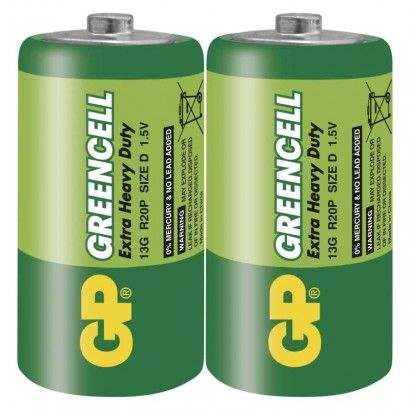 GP R20 baterie Greencell D velké mono
