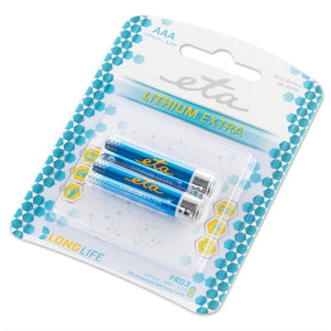 ETA lithiová baterie PREMIUM blistr 2ks AAA FR03