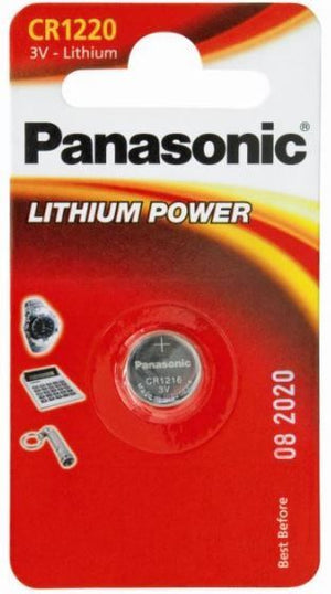 Panasonic knoflíková baterie Lithium CR 1220
