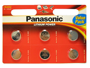 Panasonic CR2032 knoflíková baterie Lithium blistr 6ks