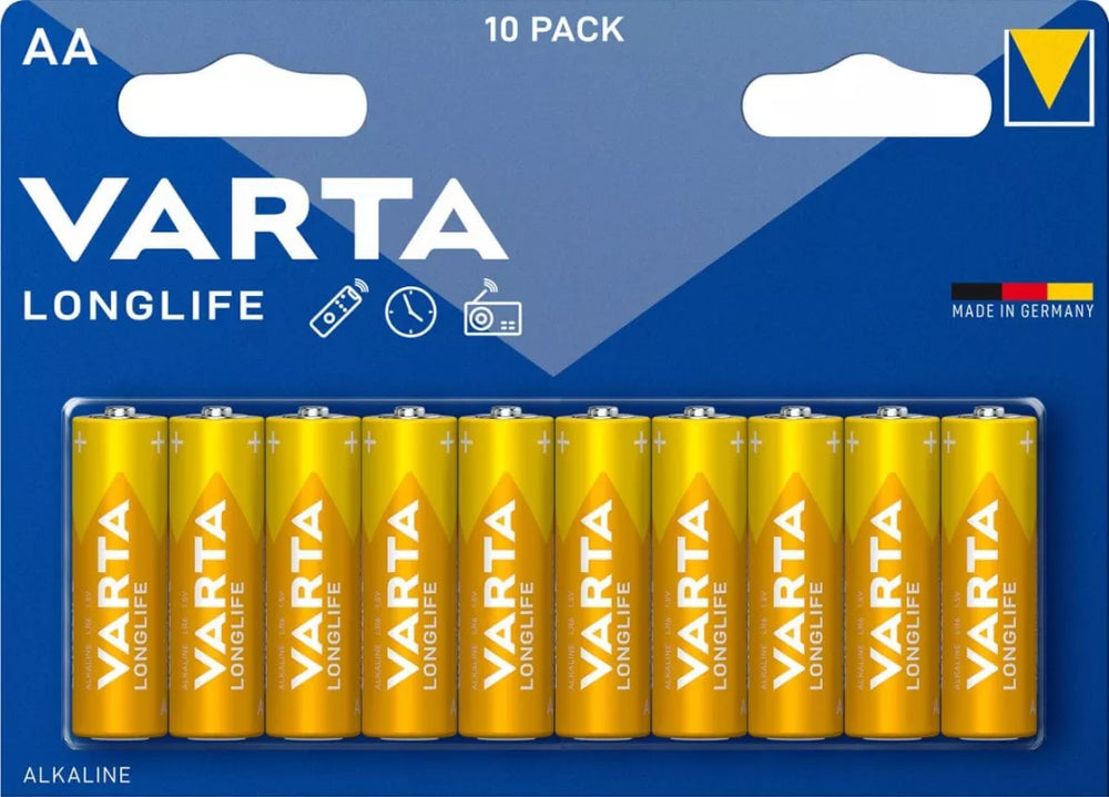 Varta AA/R06 baterie LONGLIFE 4106 alk.LONGLIFE B10