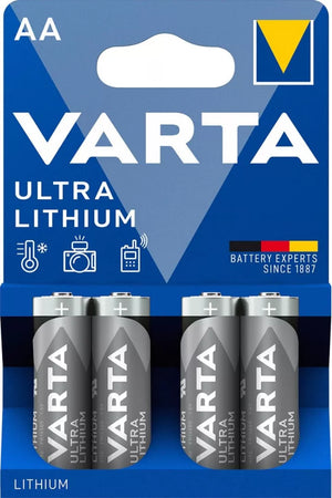 Varta AA/R06 baterie lithium blistr 4 ks 6106