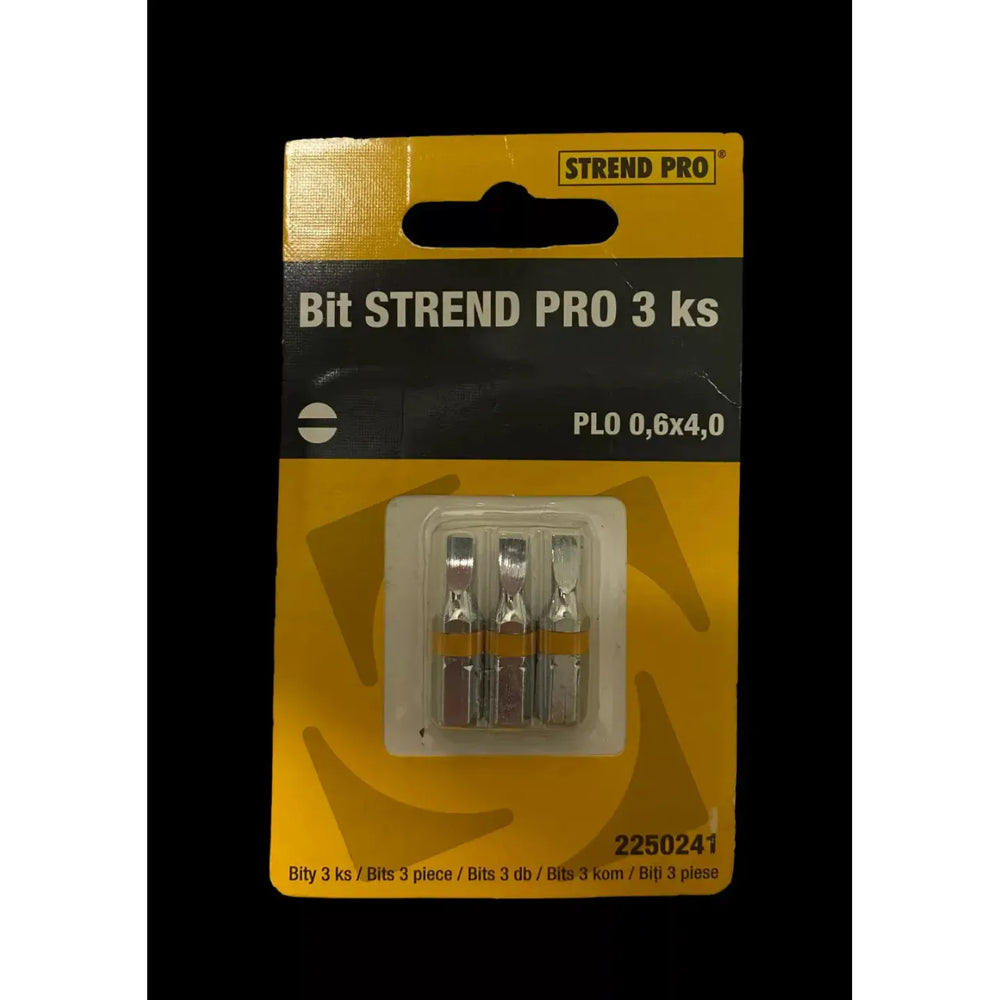 Bit Strend Pro S2 určený pro šroubování do aku vrtaček sada 3 ks 06x40 mm
