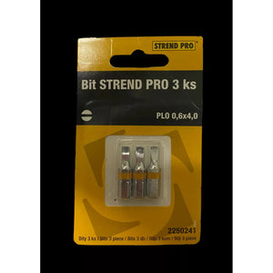 Bit Strend Pro S2 určený pro šroubování do aku vrtaček sada 3 ks 06x40 mm