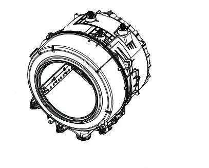 2880609300 Buben náhradní díl pro pračky Beko Blomberg