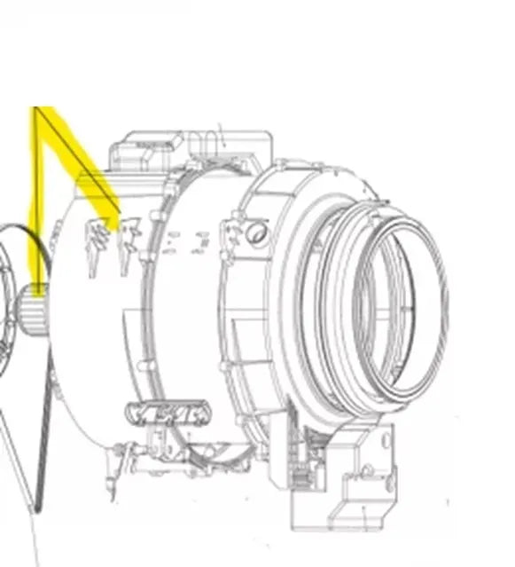 Buben 4055149993 náhradní díl pro pračky AEG Electrolux Zanussi 480 x 400 mm