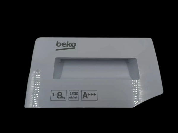 Čelo násypky 2420709196 pro dávkování pracích prostředků do pračky Beko Blomberg