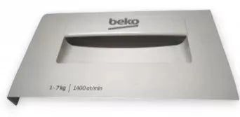 Čelo násypky 1912644055 pro dávkování pracích prostředků do pračky Beko Blomberg