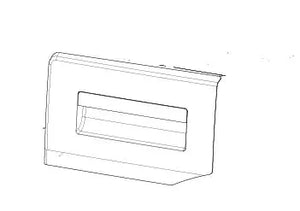 Čelo násypky 2449809129 pro dávkování pracích prostředků do pračky Beko Blomberg