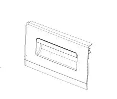 Čelo násypky BEK1912504162 slouží pro dávkování pracích prostředků v pračce Beko