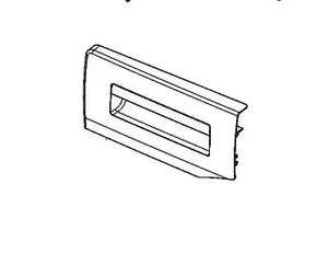 Čelo násypky 2449809085 pro dávkování pracích prostředků do pračky Beko Blomberg