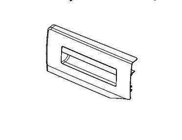 Čelo násypky 2449809085 pro dávkování pracích prostředků do pračky Beko Blomberg