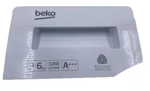 Čelo násypky 2420709194 určeno pro dávkování pracích prostředků v pračkách Beko Blomberg