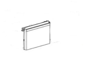 Čelo šuplíku C00553005 náhradní díl pro mrazničku Whirlpool Indesit