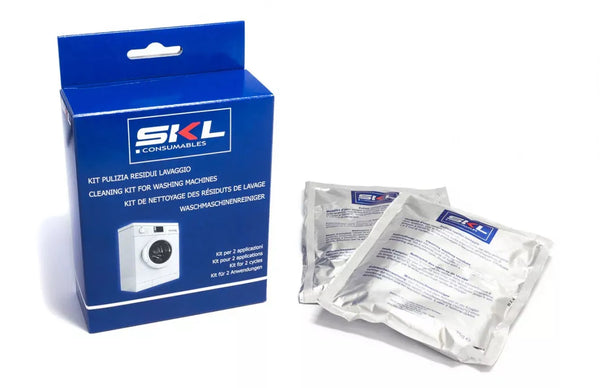 Čistič praček práškový balení pro 2 kompletní čištění slouží k čištění v pračkách