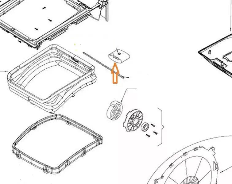 Dávkovač C00731572 určen pro dávkování pracího prostředku do praček Whirlpool Indesit