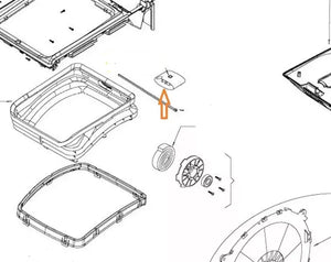 Dávkovač C00731572 určen pro dávkování pracího prostředku do praček Whirlpool Indesit
