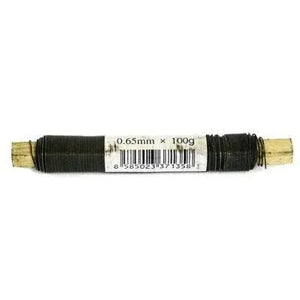 Drát vázací 065 mm x 100 g určen pro vázání a upevnění v černém provedení z PVC
