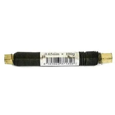 Drát vázací 065 mm x 100 g určen pro vázání a upevnění v černém provedení z PVC