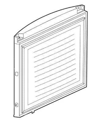 Dveře 4544840100 náhradní díl pro mrazničky Beko Blomberg