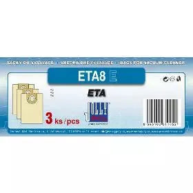 Sáčky 8E náhradní díl pro vysavač ETA balení 3ks Jolly ekonomické