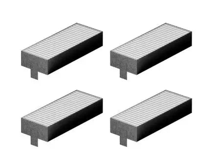 Filtr BSH17004795 náhradní díl pro odsavač par Bosch Siemens sada 4 ks