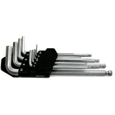 Imbus sada HEX určená k utahování šroubů rozměrů 15 do 10 mm sada 9 kusů