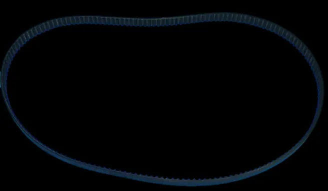 Klínový řemen GOR292223 určený pro pohon v domácí pekárně GorenMora 549 x 8 mm