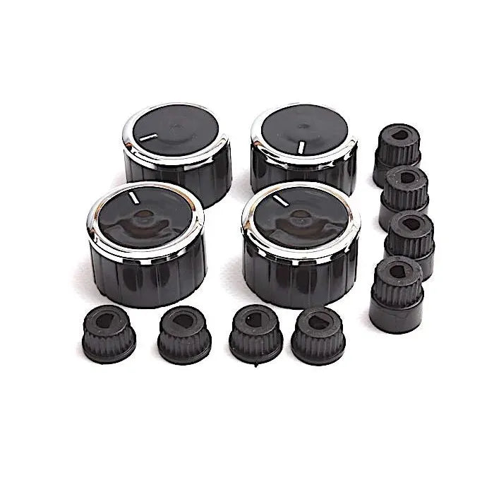 Knoflíky 8757521581342 náhradní díl pro varnou plynovou desku AfterMarket černá sada 4 ks