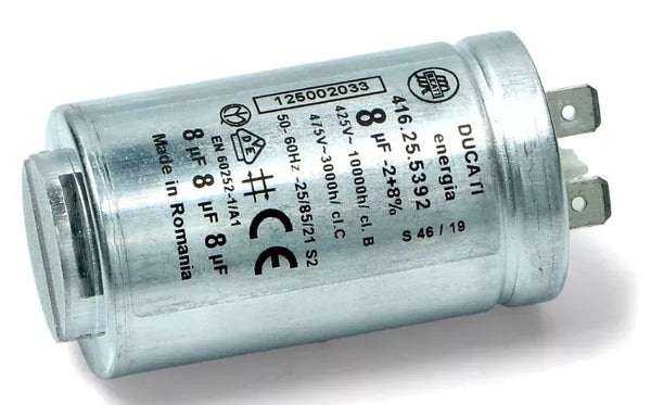 Kondenzátor 1250020334 náhradní díl pro sušičku Electrolux 8µF 425V
