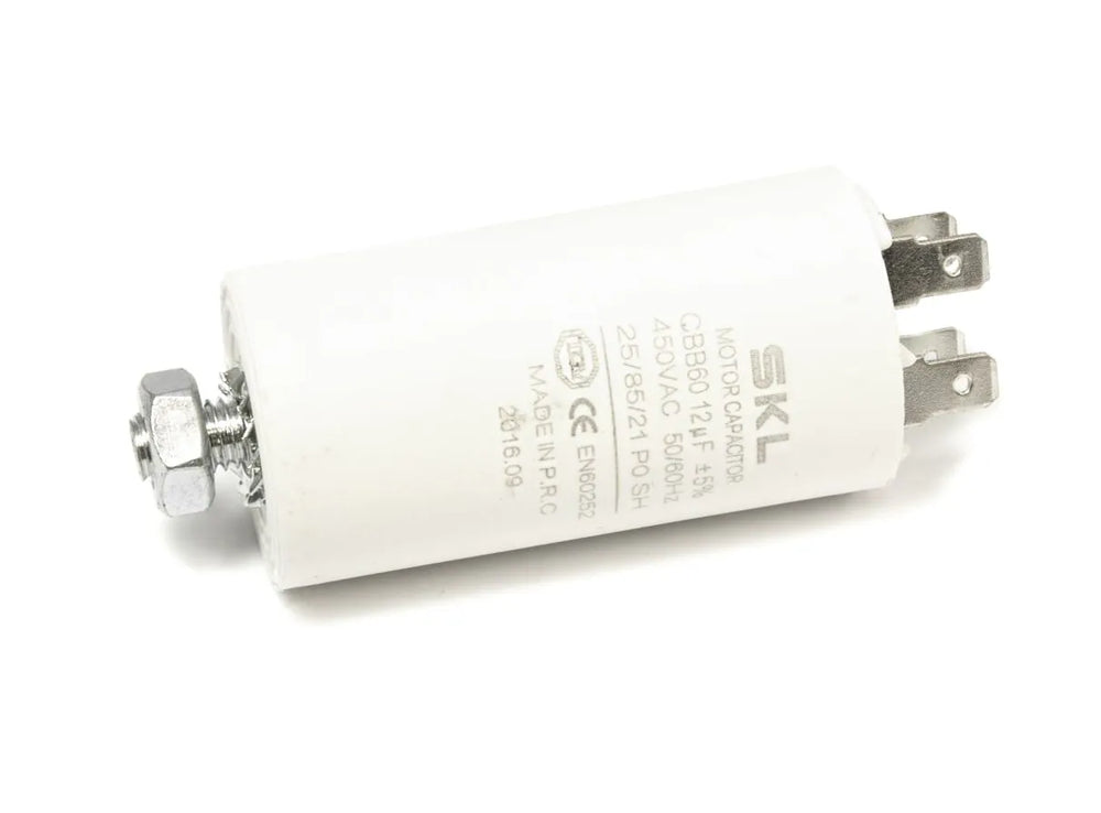 Kondenzátor KR14 určený pro rozběh motoru 12 µF 400 až 500 V 4x faston