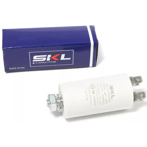 Kondenzátor 2 µF 450V rozběhový určen pro rozběh elektromotoru s 4x faston