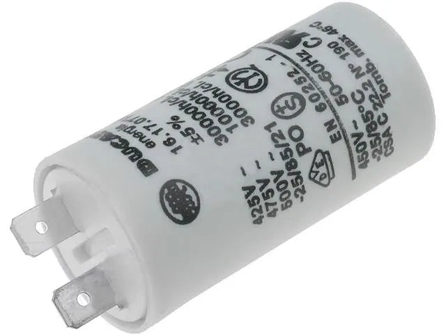 Kondenzátor KR05 určený pro rozběh motoru 35 µF 400 až 500 V 4x faston