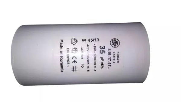 Kondenzátor GOR403915 určený pro rozběh motoru v sušičce prádla Goren35 µF 475V