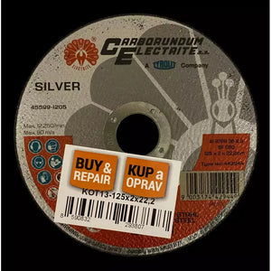 Kotouč řezný 125x2x222 mm určen pro řezání oceli značka Carbo Silver