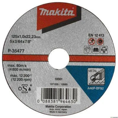 Kotouč řezný 180x25x2223 mm určený k řezání oceli pro nářadí Makita